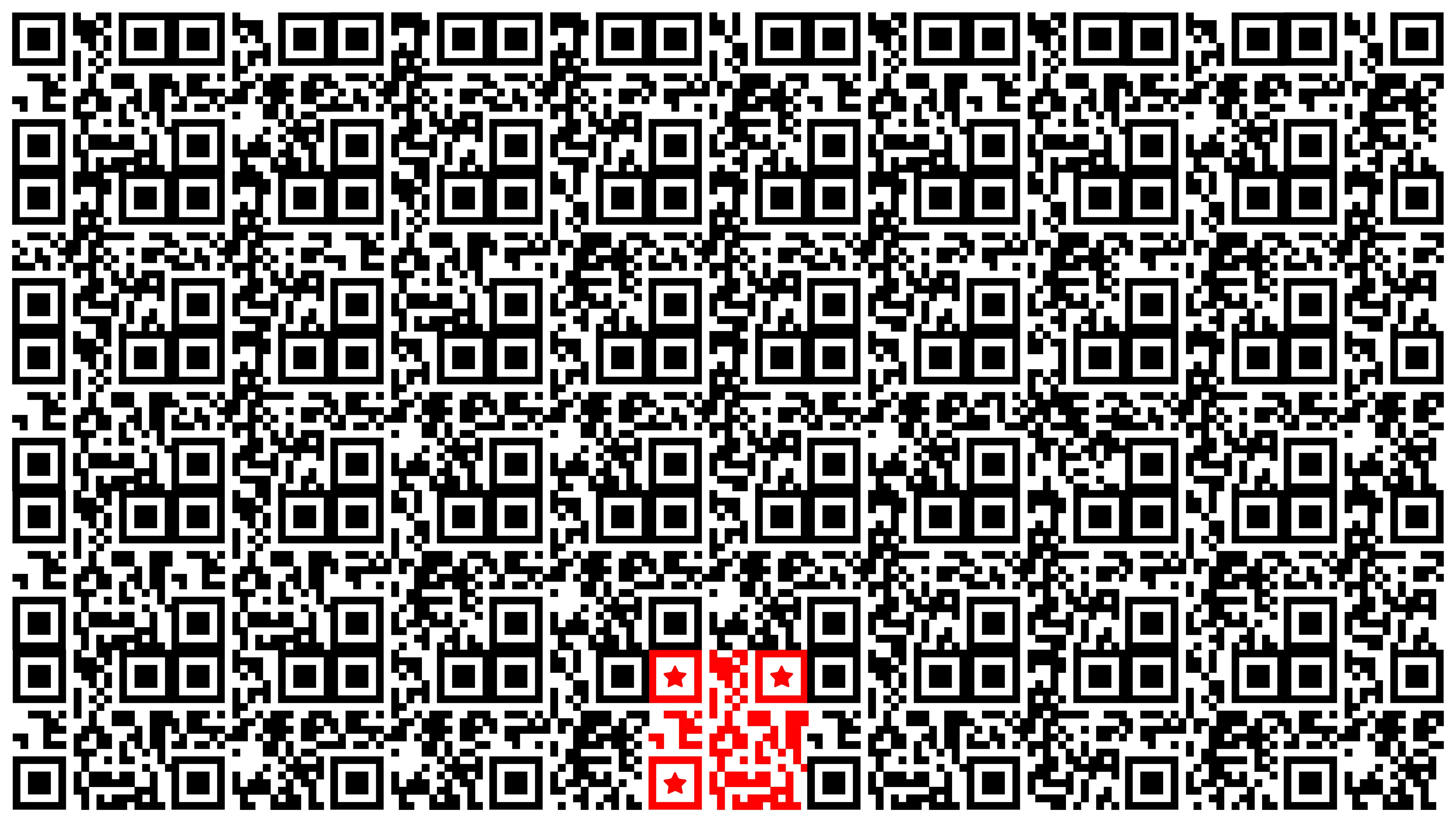 The wall of QR codes